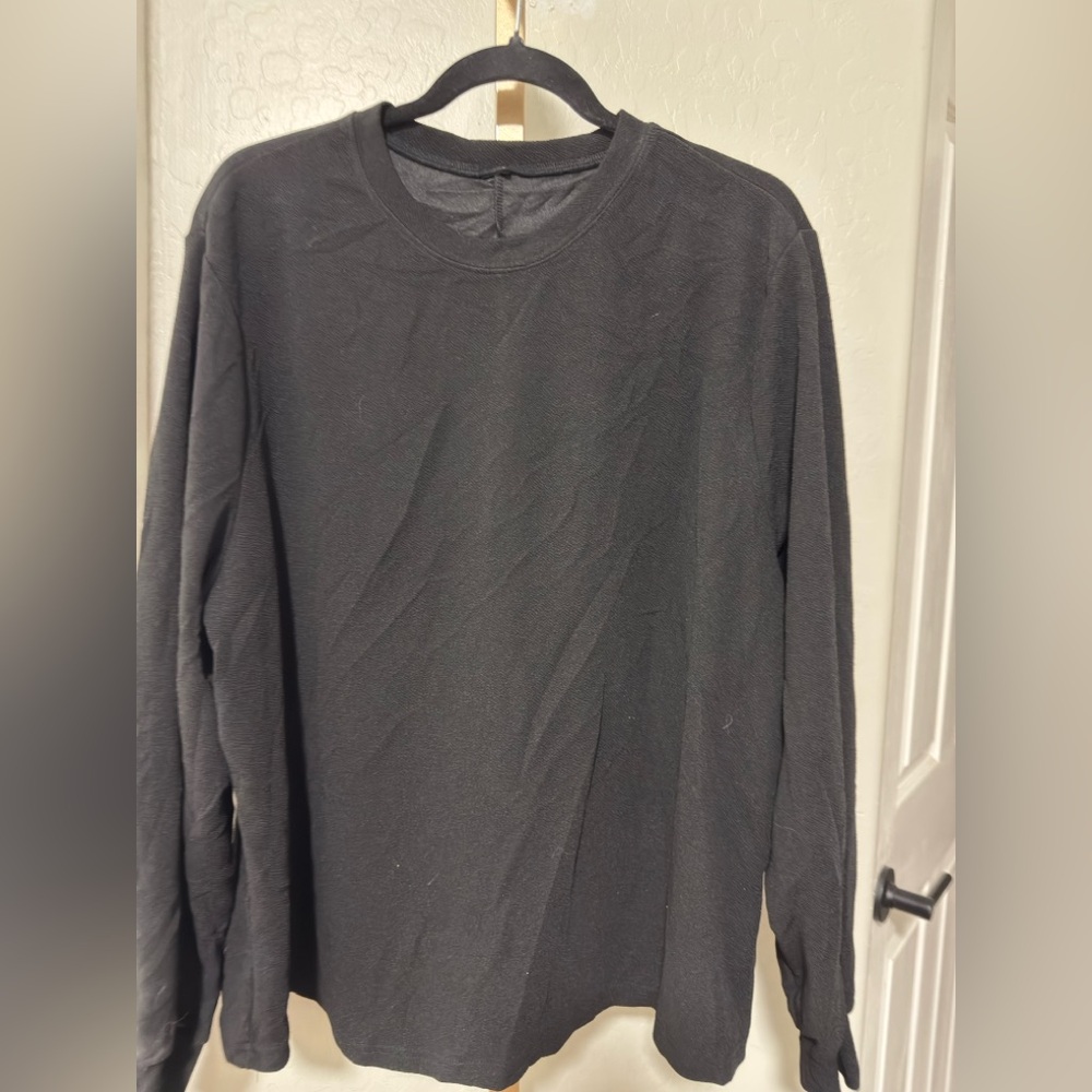 Elegant Black Long Sleeve Women's Top
